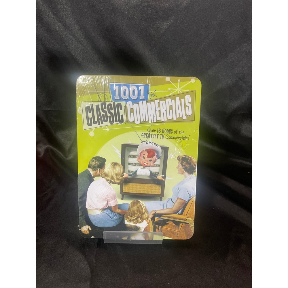 1001 Classic‎ Commercials DVD 3-Disc Set Vintage TV Ads Collectible Tin Sealed